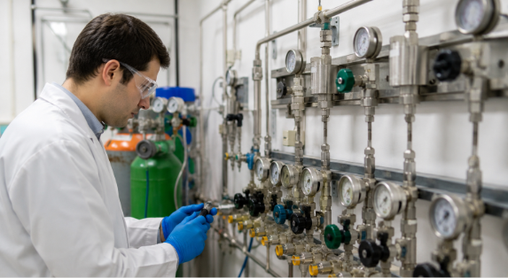 Laboratory Gas Distribution System